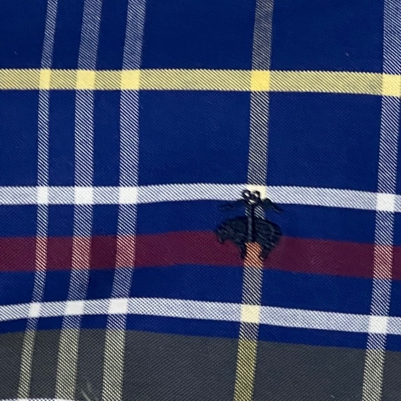 Brooks Brothers Regent Plaid Button Up Preppy Long Sleeve Mens Shirt - Picture 4 of 5